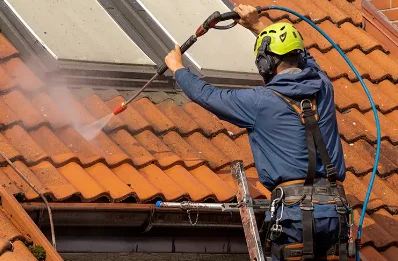 Démoussage et hydrofuge de toiture à Aussois
